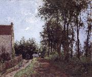 Camille Pissarro The Road near the farm La route pres de la ferme oil painting
